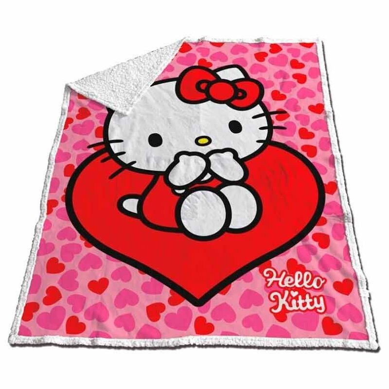 Hello Kitty sherpa deka 120x150cm