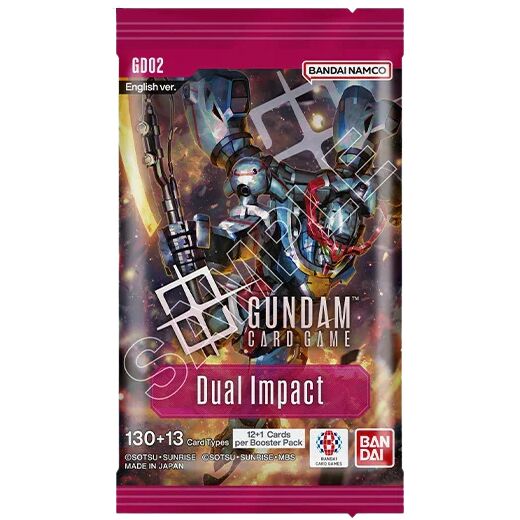 Gundam Card Game Dual Impact Booster Pack GD02