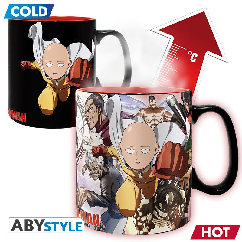 Šalica Heat Change One Punch Man Heroes 460ml