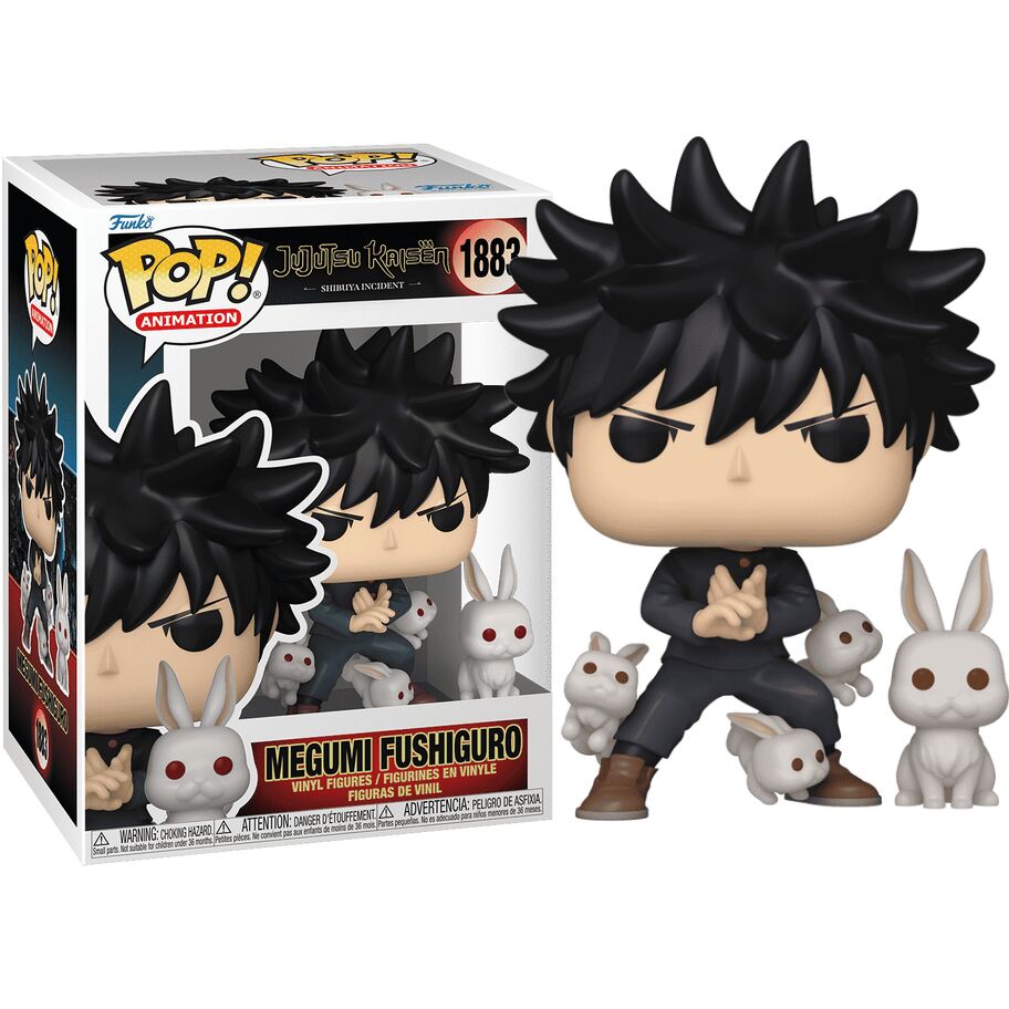 Funko POP Jujutsu Kaisen Megumi w/ Rabbits 9cm
