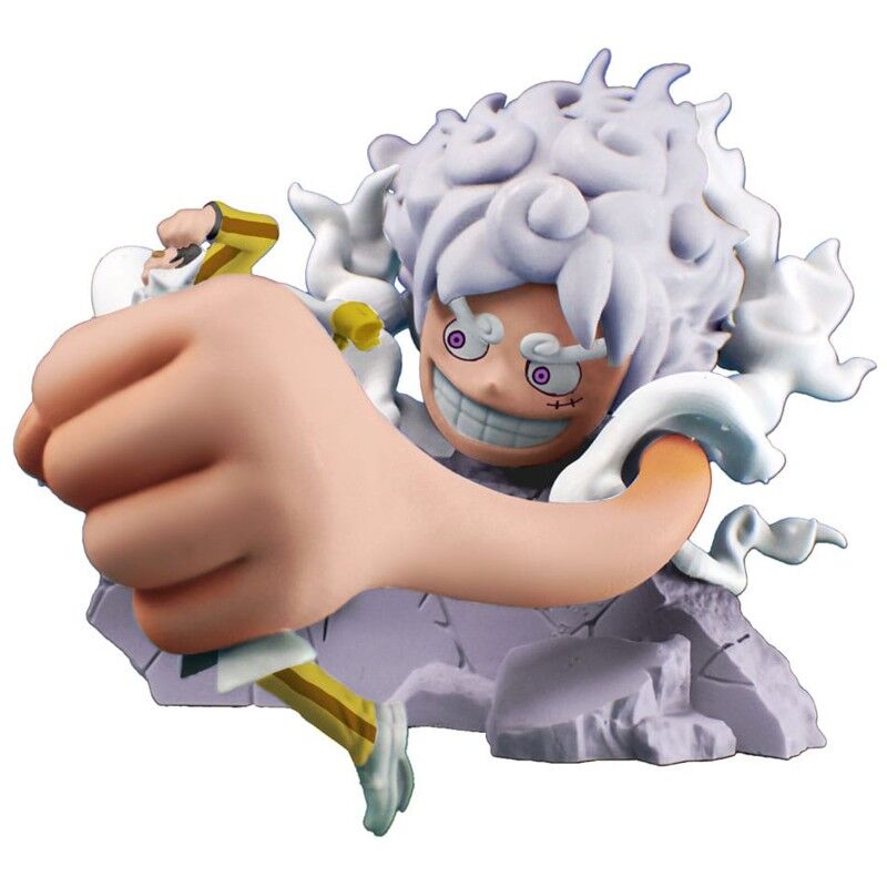 One Piece Petitrama Luffy Gear 5 figura 9cm