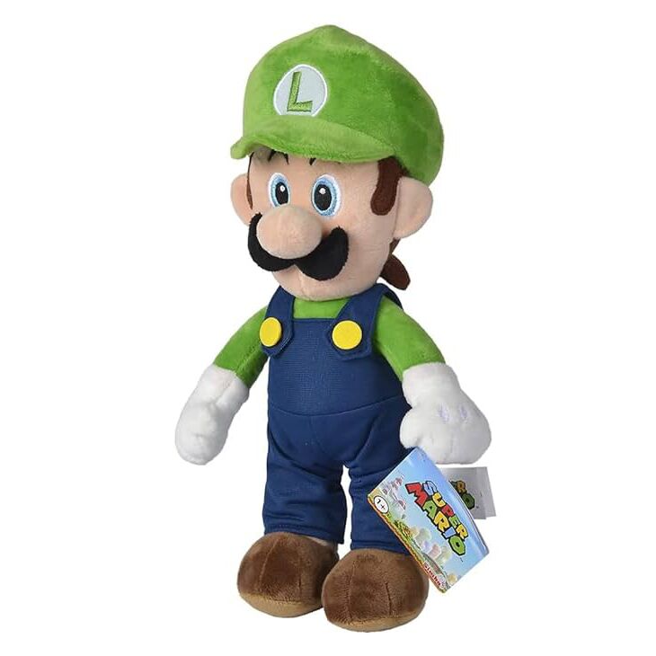 Super Mario Luigi plišana igračka 20cm