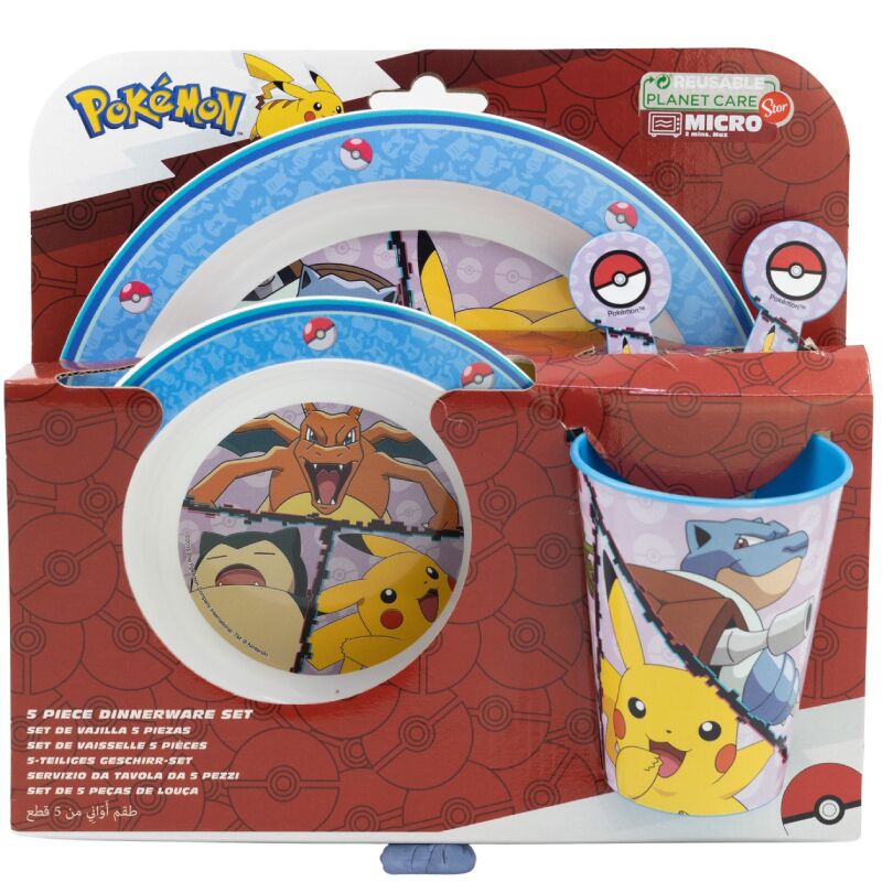 Pribor za jelo Pokemon 5kom
