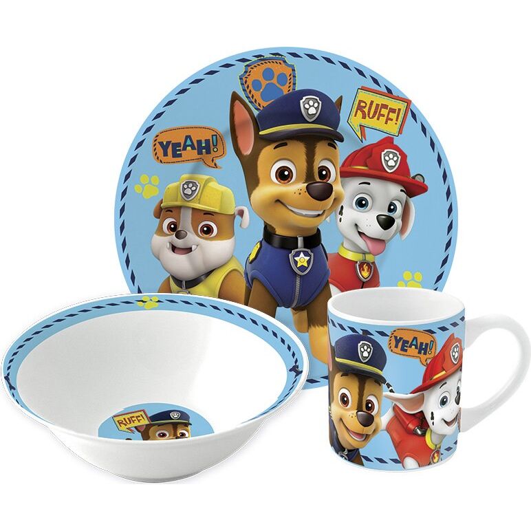 Pribor za jelo keramički Paw Patrol