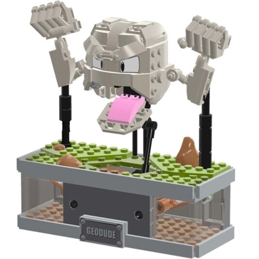 Pokemon MEGA Construx Set Mini Motion Geodude 18cm