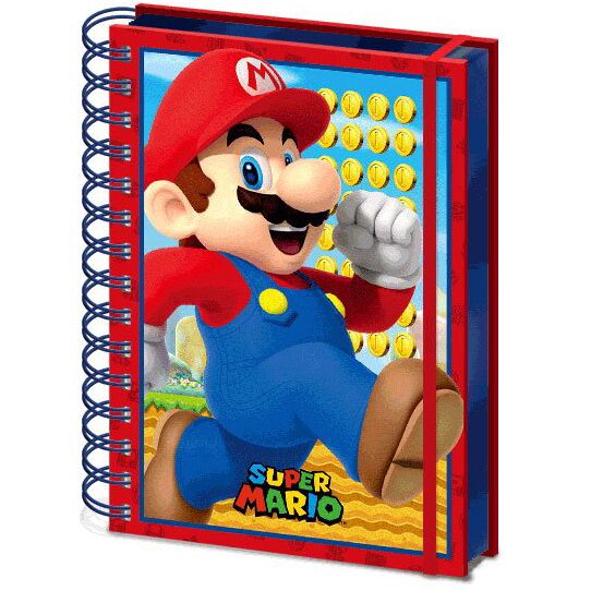 Bilježnica Super Mario 3D holografski