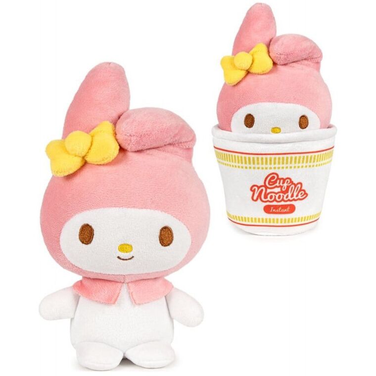 Hello Kitty My Melody Cup Noodle plišana igračka 16cm