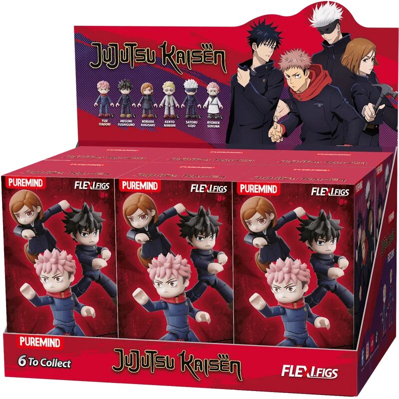 Jujutsu Kaisen Flexi Figs Total Assault Blind Box 9cm