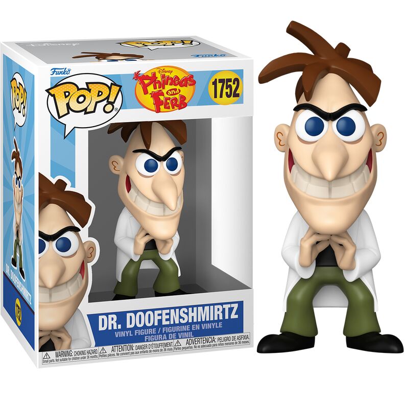 Funko POP Phineas and Ferb Dr. Doofenshmirtz 9cm