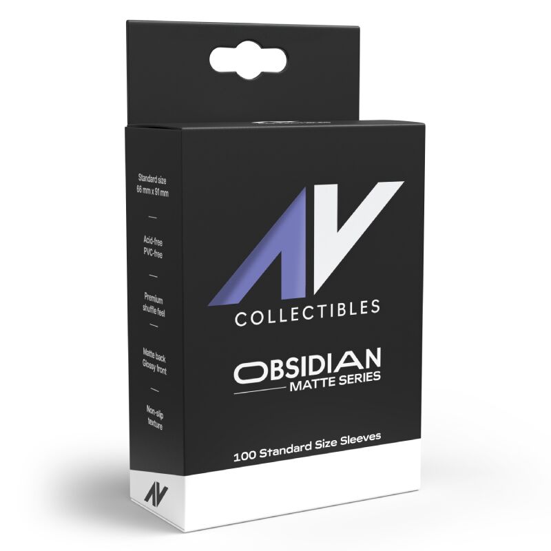AV Collectibles Obisidian Matte Series Sleeves Lavander
