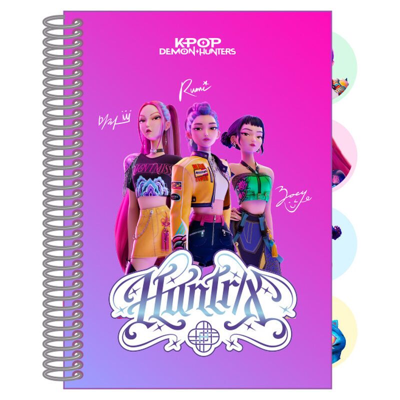 Bilježnica A7 KPop Demon Hunters