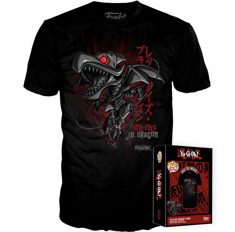 Majica POP Tee Yu-Gi-Oh! T-shirt M Red-Eyes Black Dragon