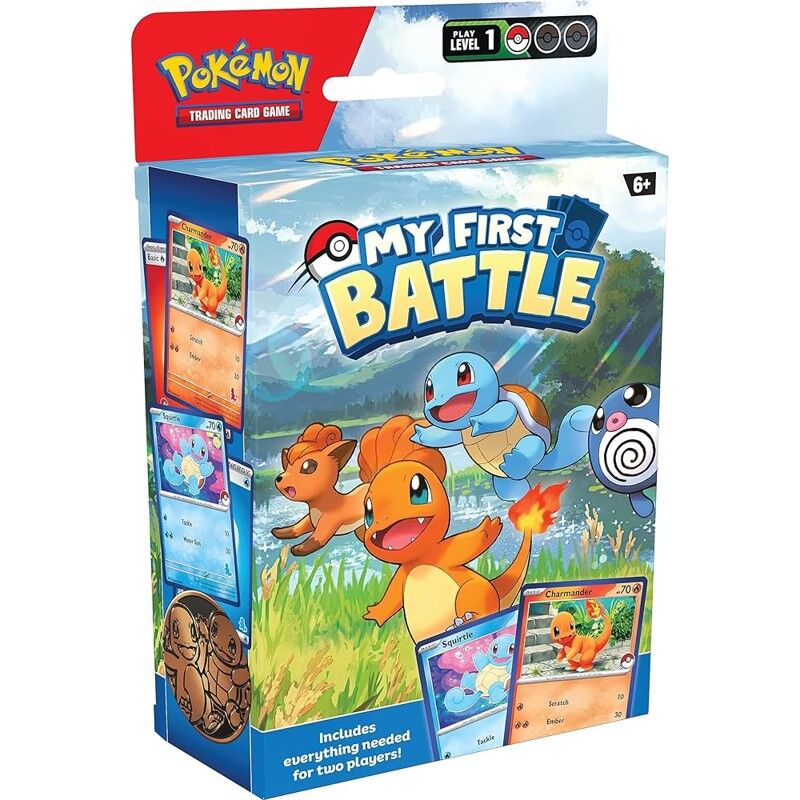 Pokemon My First Battle Charmander vs Squirtle